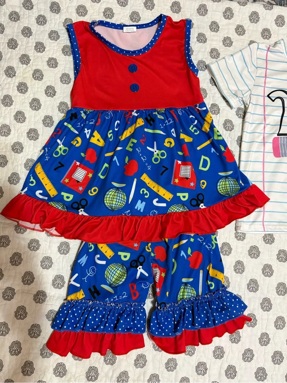 Girl’s Boutique School Outfit Lot 6/7